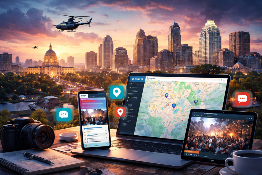 Battle Buddy connected ecosystem across laptop, phone, and tablet